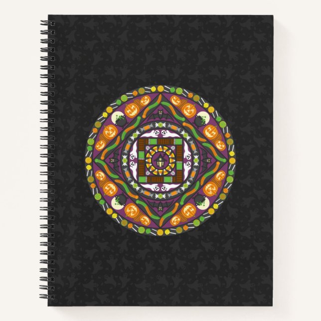 Trucs et traitements Carnet spirale Mandala (Devant)