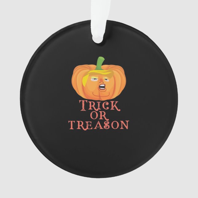 Trucs Ou Trahison Halloween Impeach Trumpkin Desig (devant)