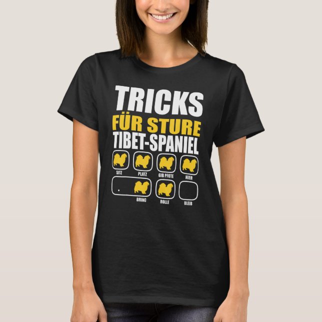 Trucs Pour Un T-shirt Espagnol Tibétain (Devant)