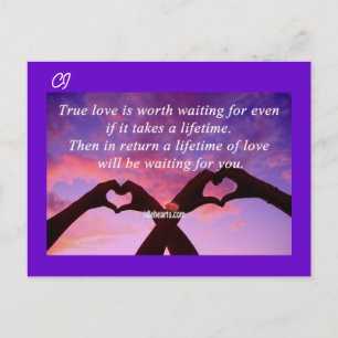 True Love - Carte postale