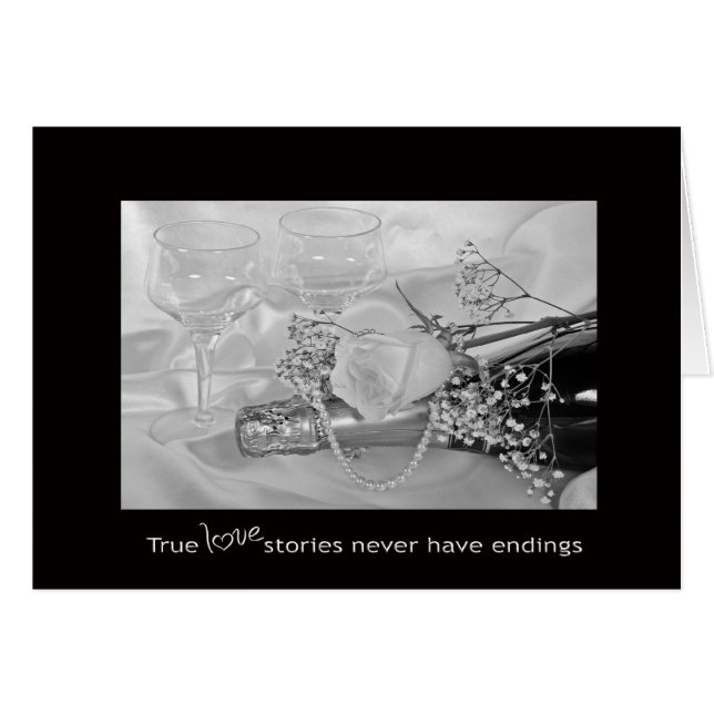 True Love mariage anniversaire (Devant horizontal)