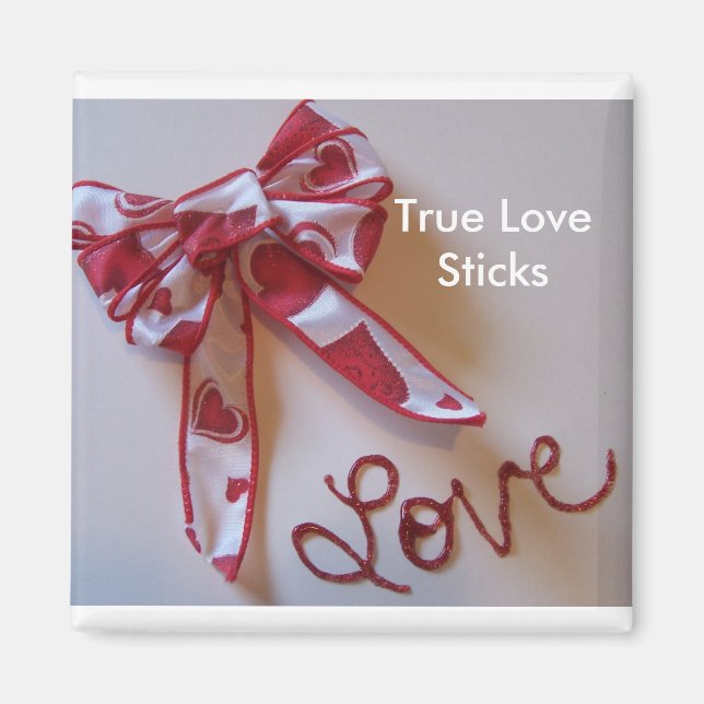 True LoveSticks aimant rouge (Devant)