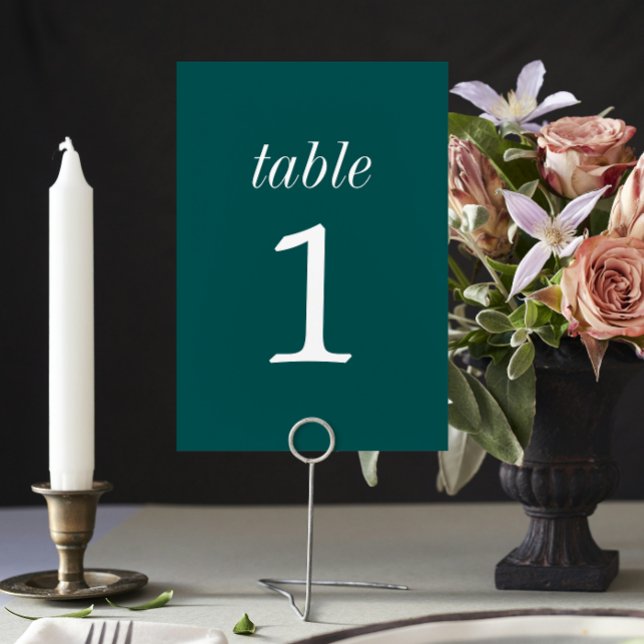 True Simplicité 2 Mariage de paon Numéro de table (Créateur téléchargé)