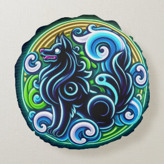 Truffle DOG adore le coussin des vagues