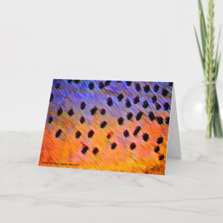 Truite à gorge tranchée - Carte