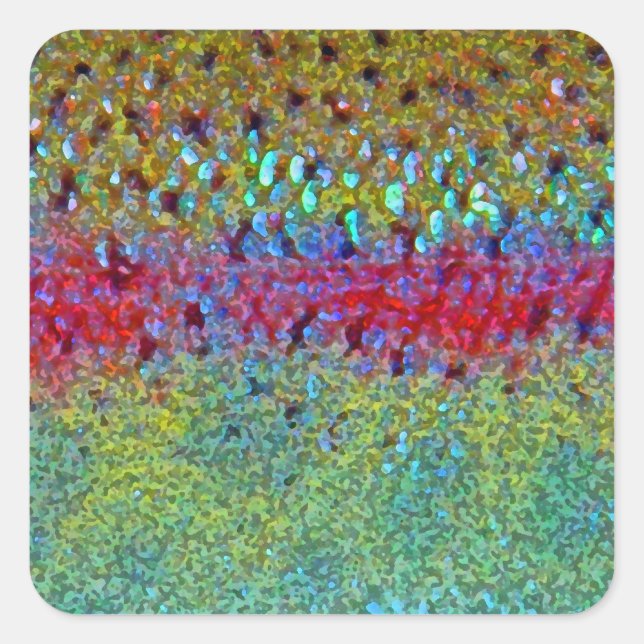 Truite arc-en-ciel - Stickers (Devant)