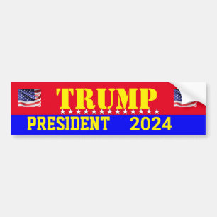 TRUMP 2024 BUMPER STICKER