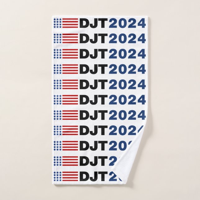Trump 2024 DJT (Serviette à main)
