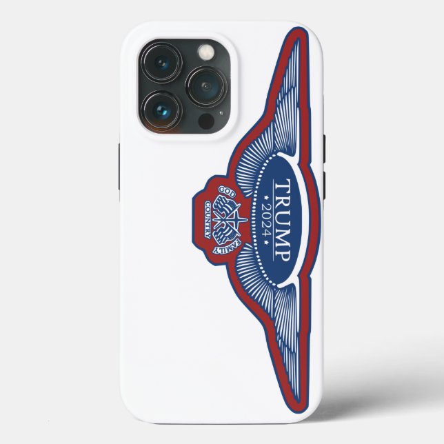 TRUMP 2024 EAGLE WINGS Coque-Mate coque iphone (Verso)