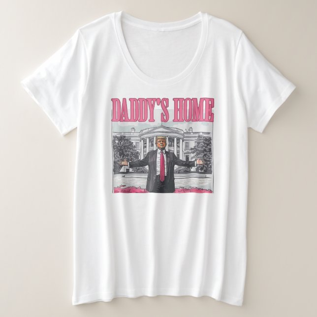 Trump 2024 Election Daddy's Home Pink (Design devant)