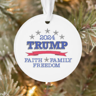 Trump 2024 Foi, famille, liberté