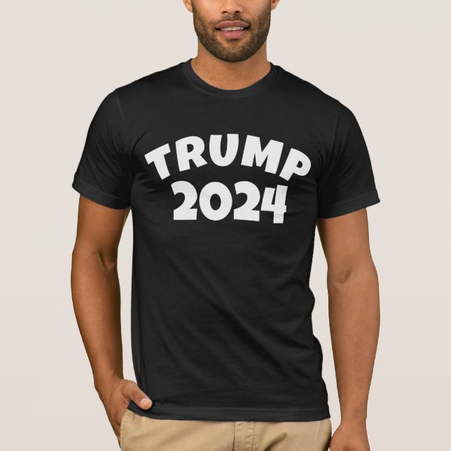 TRUMP 2024 T-SHIRTS NOIRS (Devant)