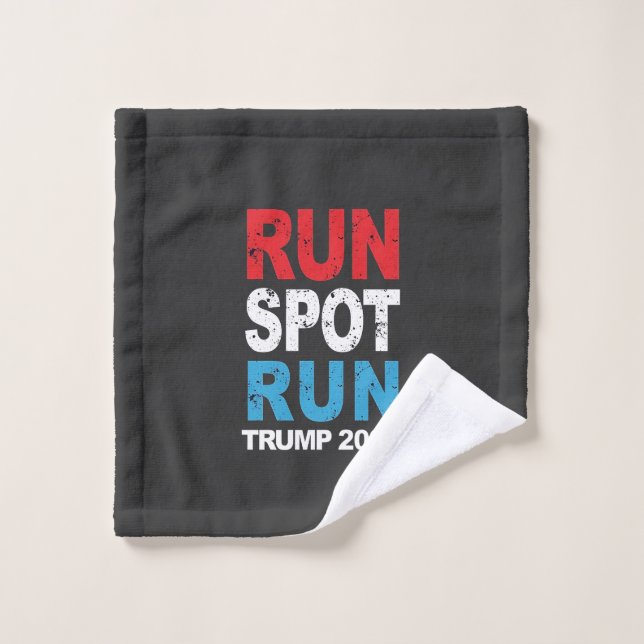Trump 2024 Trump Vance élection de Run Spot Run Tr (Gant de toilette)