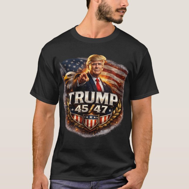 Trump 45/47 T-Shirt (Devant)