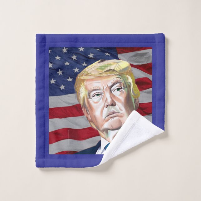 Trump 45e Président des États-Unis - Don (Gant de toilette)