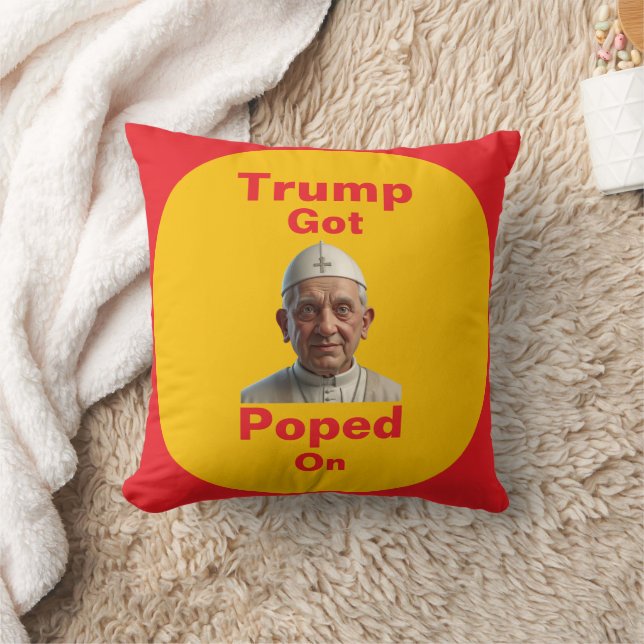 Trump a été aspergé sur Coussin de jet (Couverture)