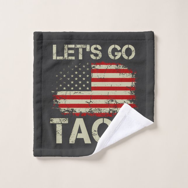 Trump abandonne toujours Let's Go Taco (Gant de toilette)