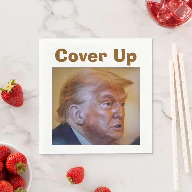 Trump/Boucher Serviette En Papier (En situation)