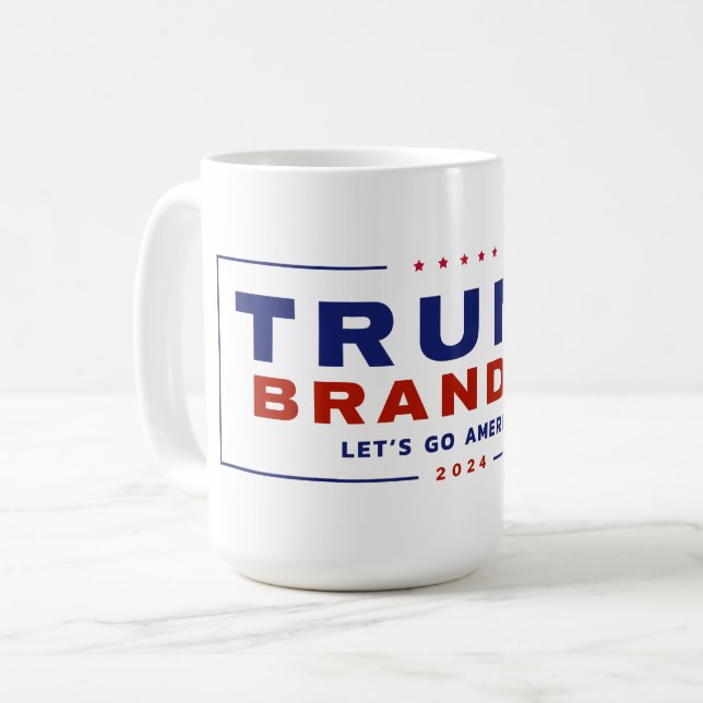 Trump Brandon 2024™ Election Classic Mug 'Officiel (Devant gauche)
