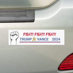Trump Bumper Sticker Combattez ! Combattez ! Comba