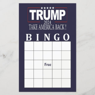 Trump carte de bingo, Donald Trump bingo de l'élec