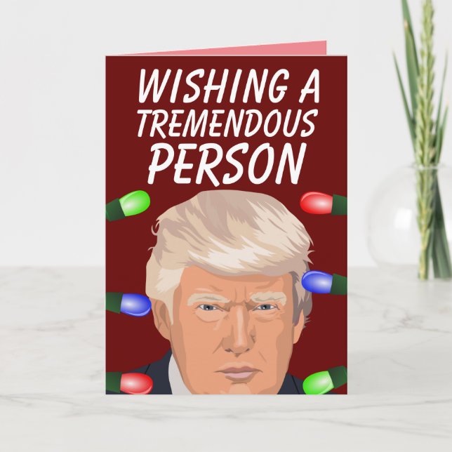 TRUMP CARTE DE NOËL POUR TOUT LE MONDE ! (Devant)