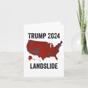 Trump - Carte des élections de 2024 à la suite d'u