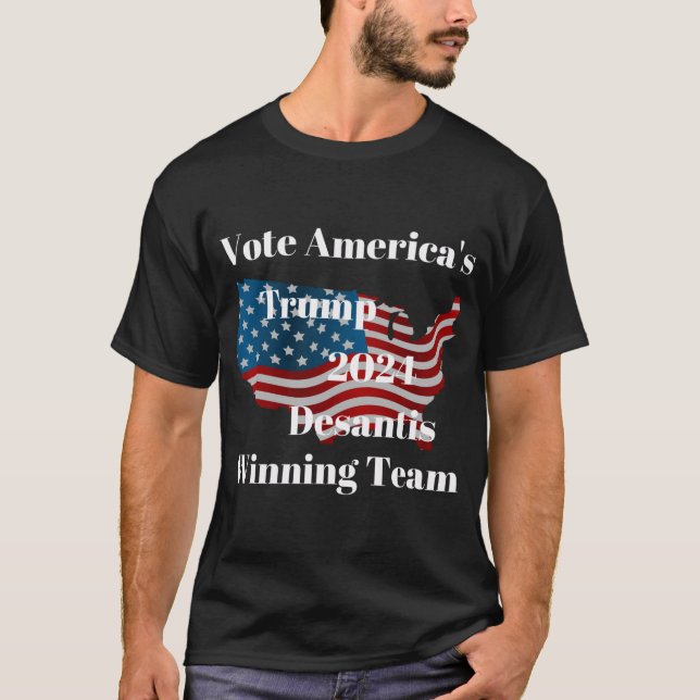 Trump Desantis Vote 2024 T-Shirt (Devant)