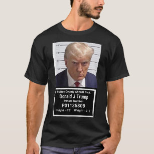 Trump Détenu Mugshot T-Shirt