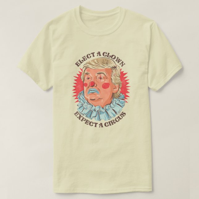 Trump ÉLUE UN T-shirt CLOWN (Design devant)