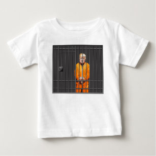 Trump en prison Baby Fine Jersey T-Shirt