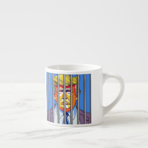 Trump en prison Espresso Mug