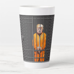 Trump en prison Latte Mug