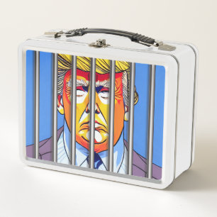Trump en prison Lunchbox blanc