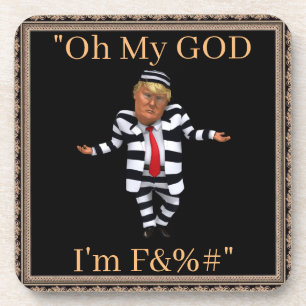 Trump en prison porte le Dessous de verre