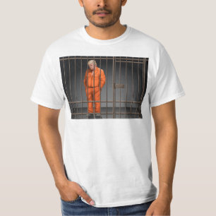 Trump en prison - T-shirt à la valeur masculine