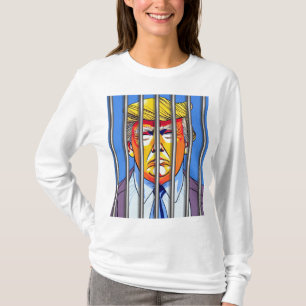 Trump en prison T-shirt à manches longues de base 