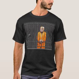 Trump en prison T-shirt noir basique