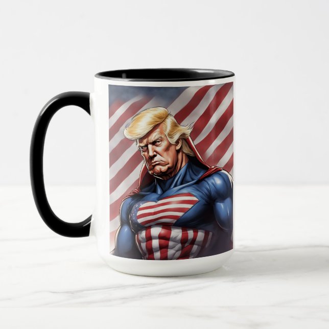 Trump Epic Superhero Mug (Gauche)