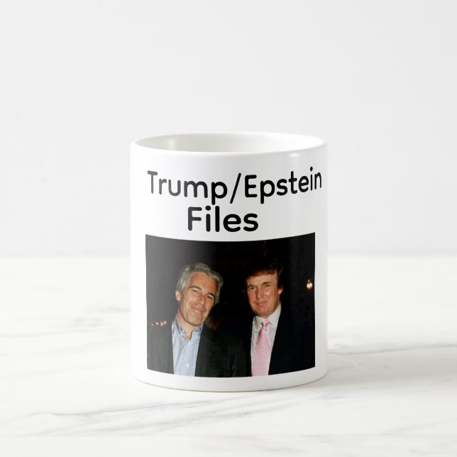 Trump/Epstein Files Coffee Mug (Centre)