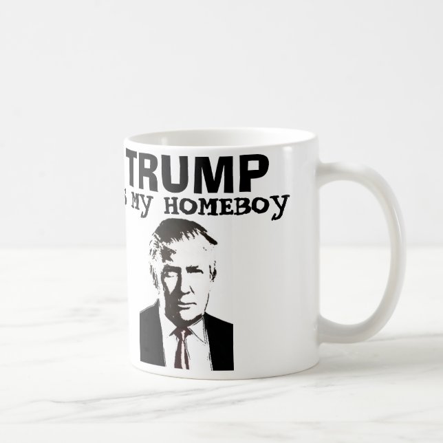 TRUMP EST MON HOMEBOY Drôle Mugs À Café (Droite)