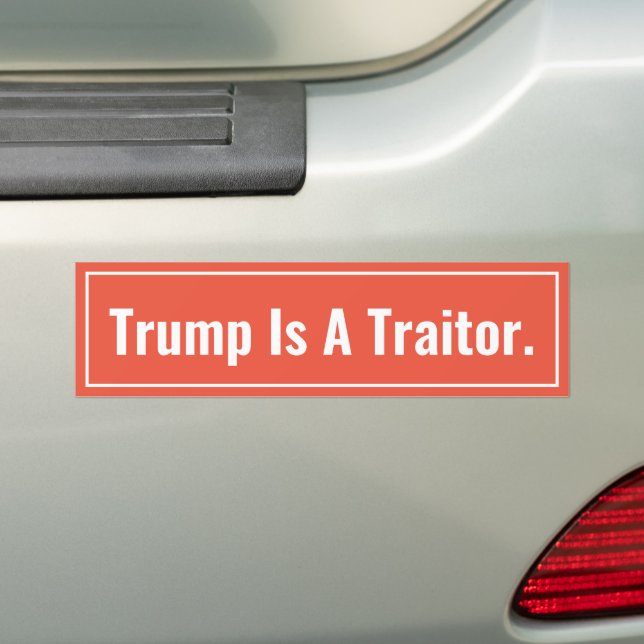 Trump Est Un Sticker De Trump (En voiture)