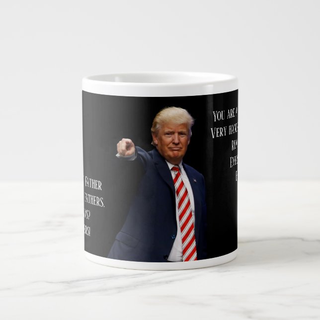 Trump Fête des pères Jumbo Mug (Devant)