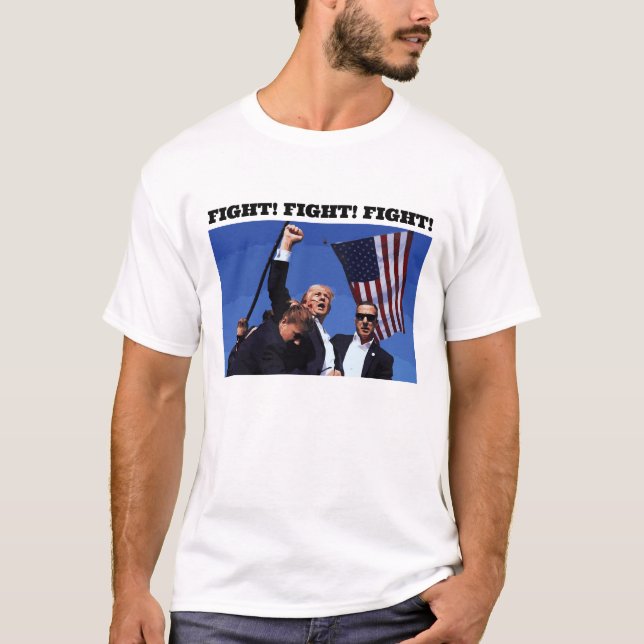 Trump Fight ! T-shirt à manches courtes pour homme (Devant)