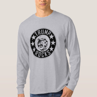 Trump frappe le T-shirt à manches longues pour hom