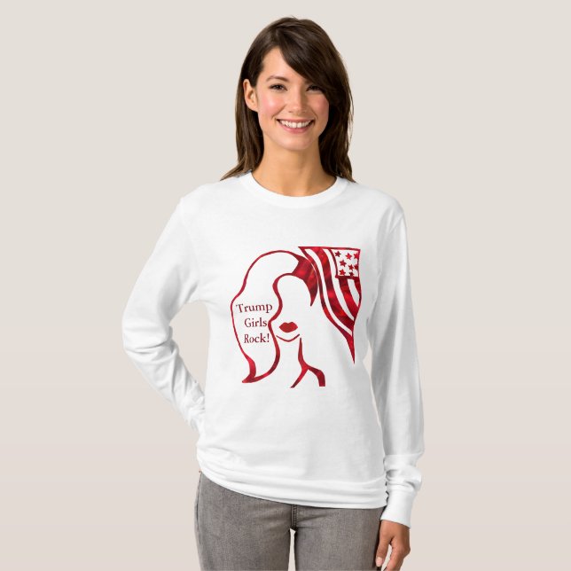 TRUMP GIRLS ROCK ! T-shirt (Devant entier)