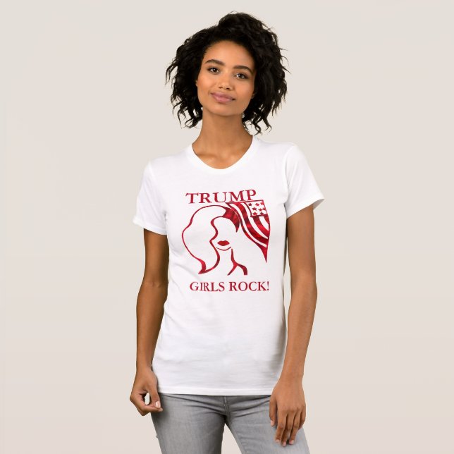 TRUMP GIRLS ROCK ! T-shirt (Devant entier)