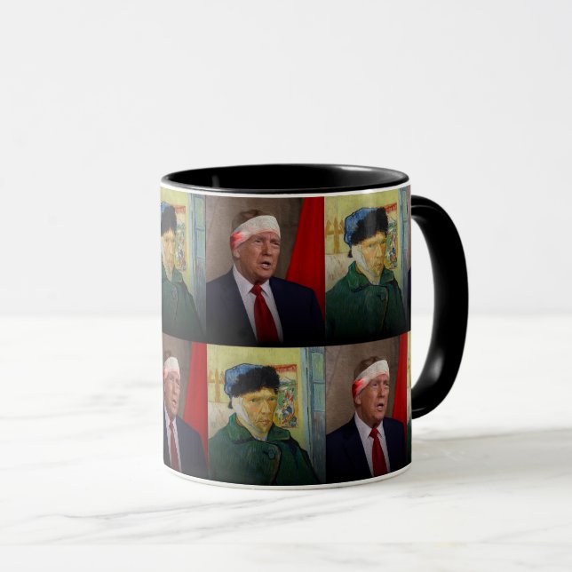 Trump Gogh Mug - Blessures auto-infligées (Devant droit)
