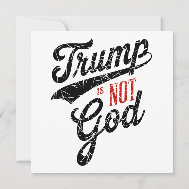 Trump is not god (Devant)