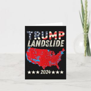 Trump Landslide 2024 Carte électorale soutien Trum